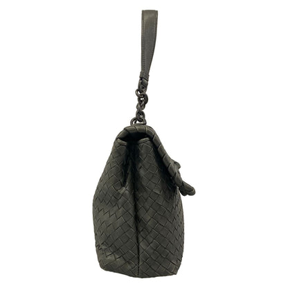 Bottega Veneta Handbag Intrecciato Gray Leather — view 2