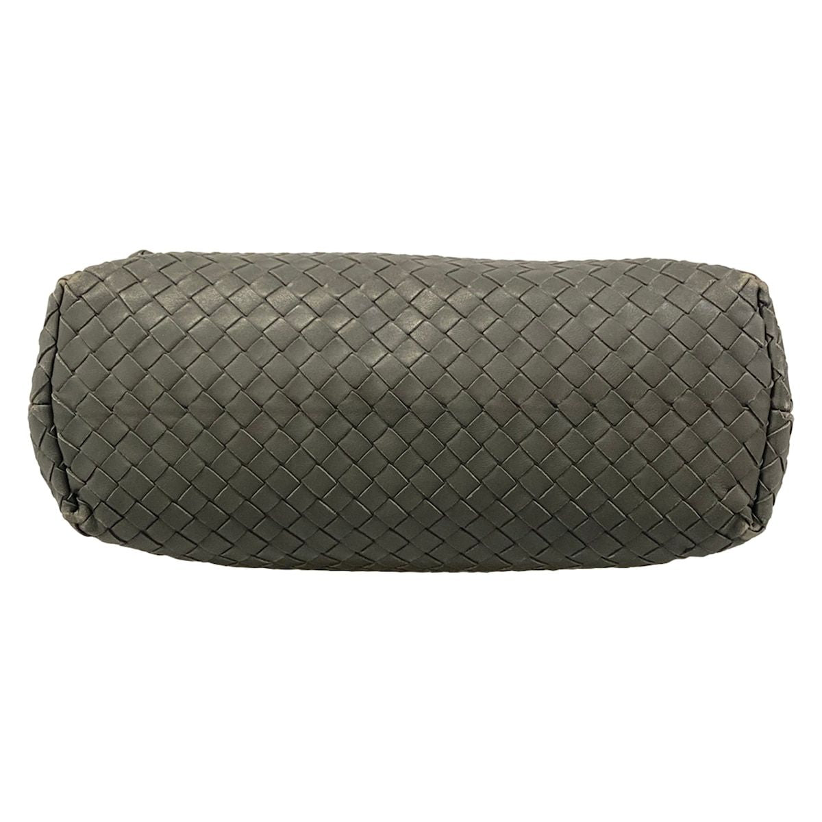 Bottega Veneta Handbag Intrecciato Gray Leather — view 5