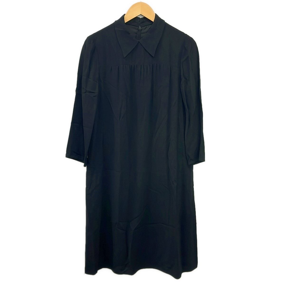 Prada Dress 40 M Black Long Sleeve Knee Length