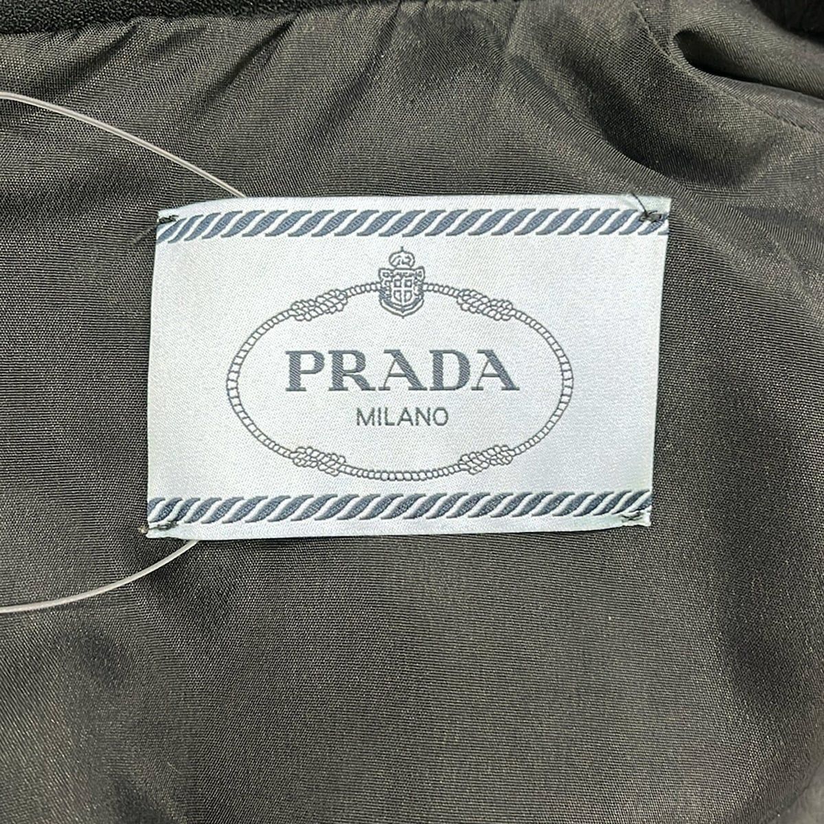 Prada Dress 40 M Black Long Sleeve Knee Length — view 3