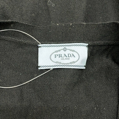 Prada Cardigan 38 Black Long Sleeve — view 3