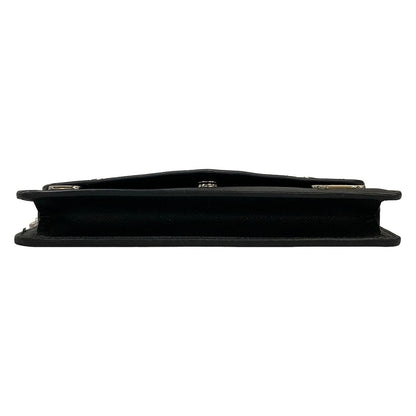 Prada Shoulder Bag Black Chain Leather — view 5