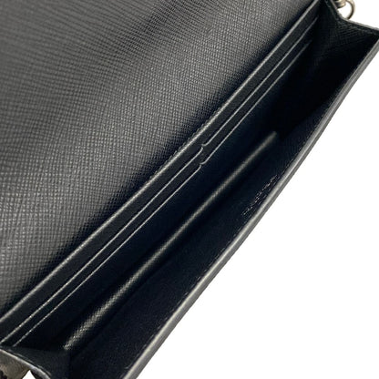 Prada Shoulder Bag Black Chain Leather — view 7