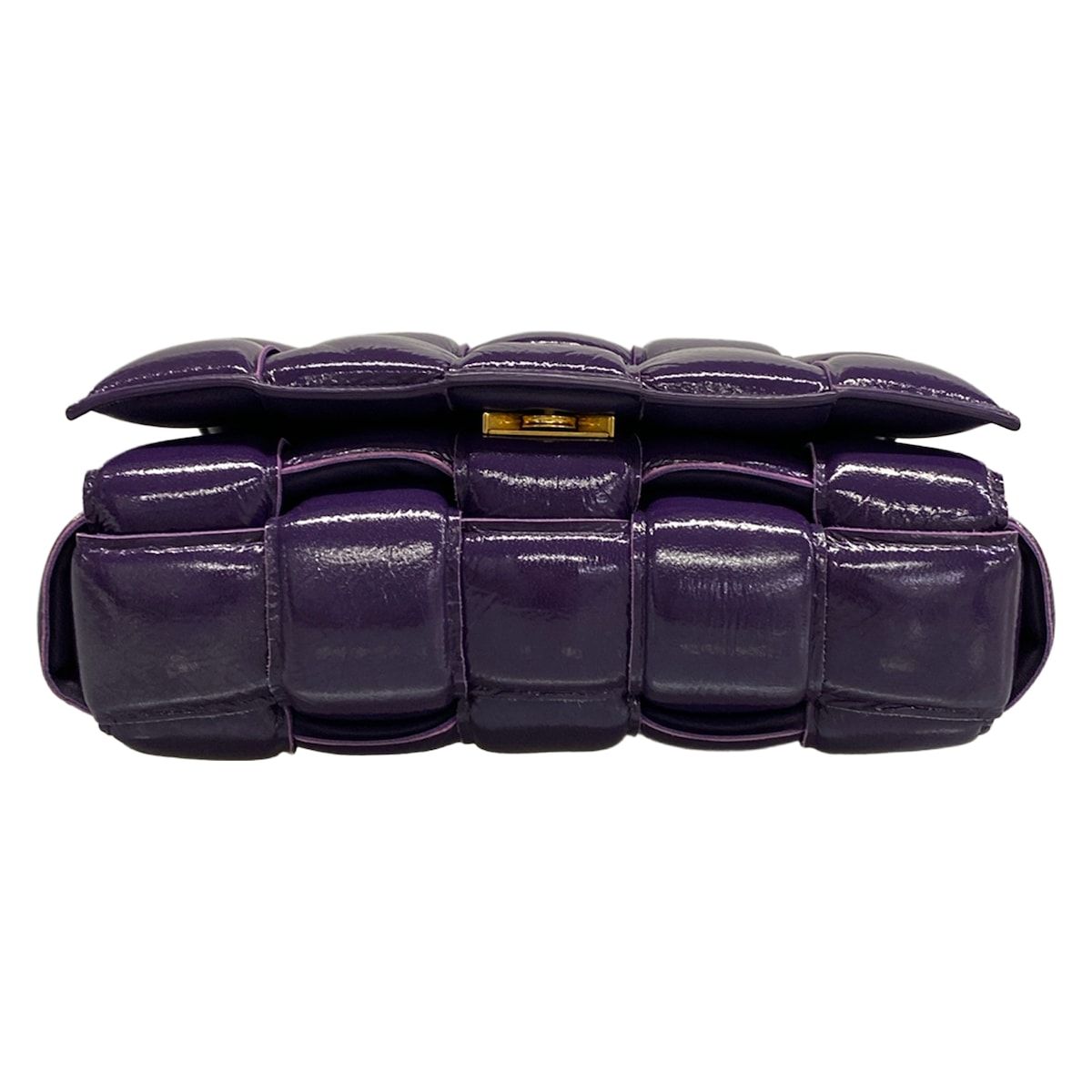 Bottega Veneta Shoulder Bag Padded Cassette Purple Leather — view 5