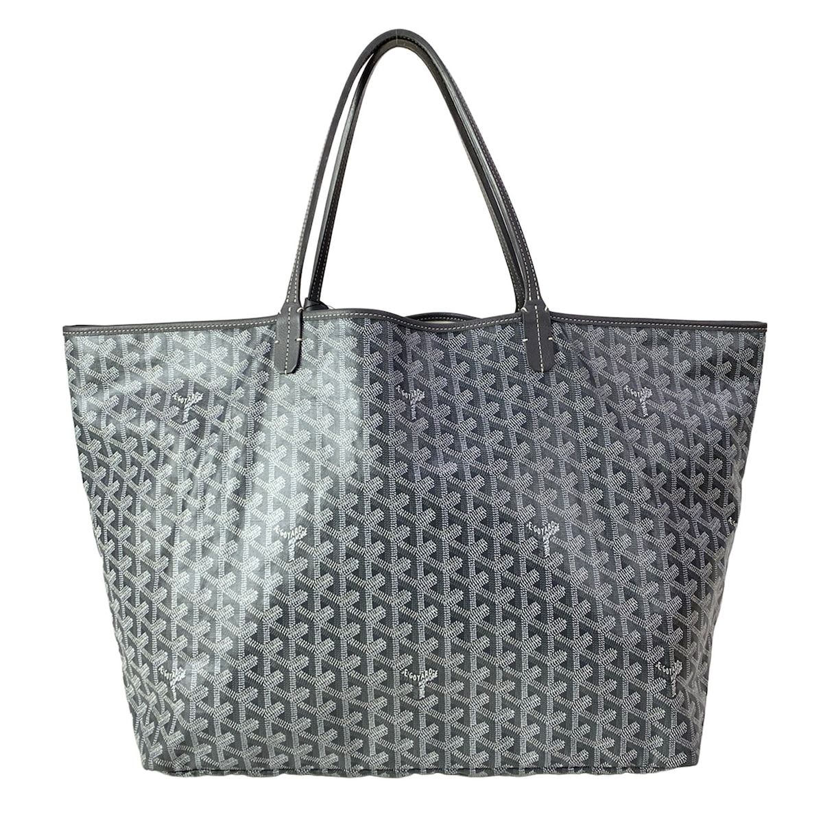 Goyard Tote Saint Louis GM Gray Leather