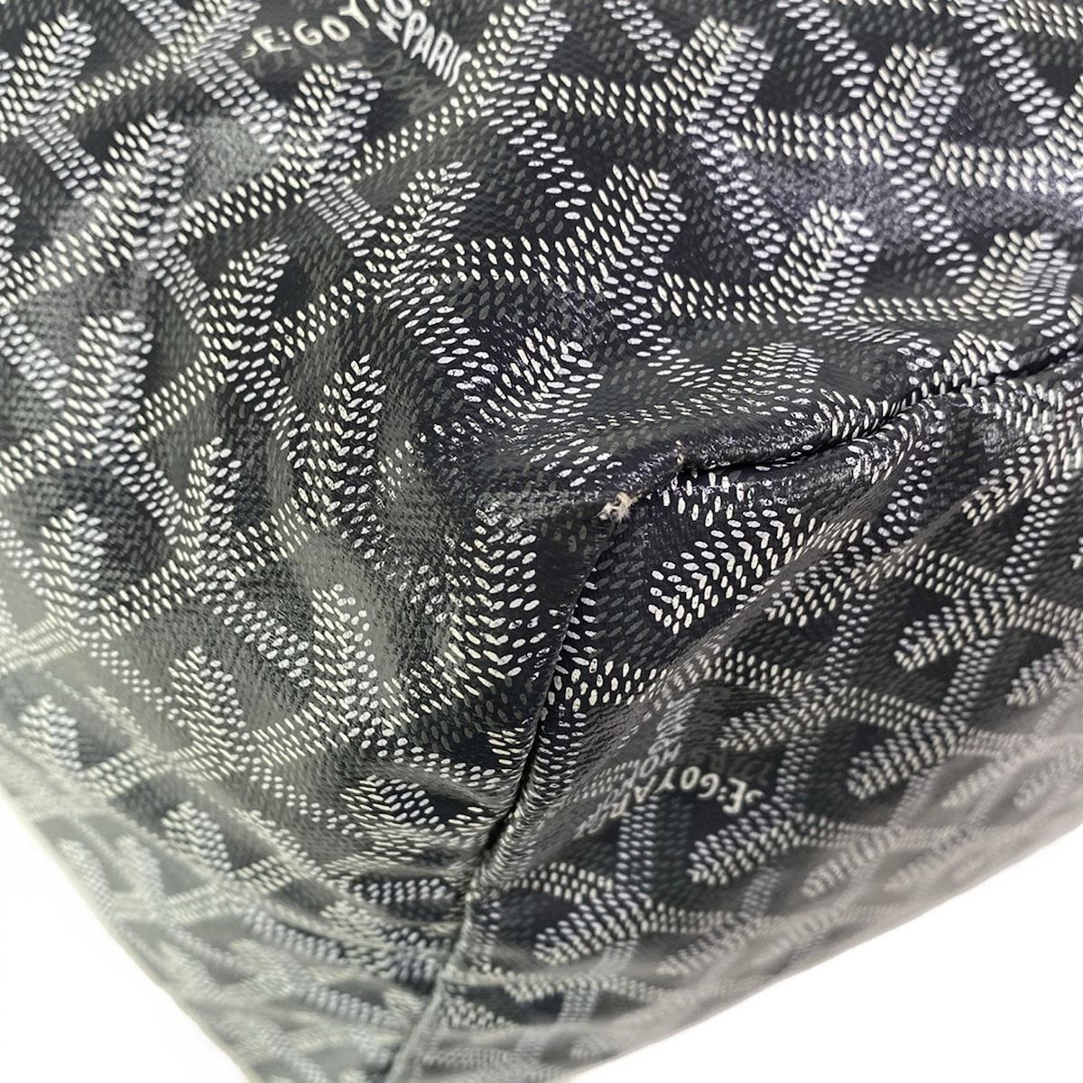 Goyard Tote Saint Louis GM Gray Leather — view 8