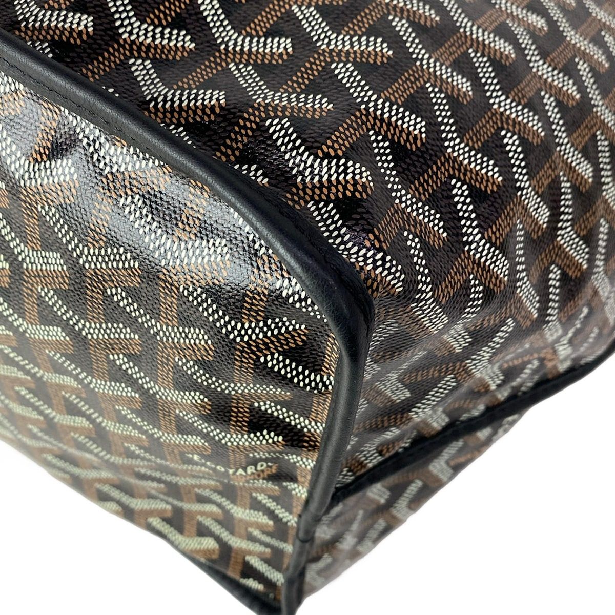 Goyard Tote Anjou GM Black Reversible Leather — view 9