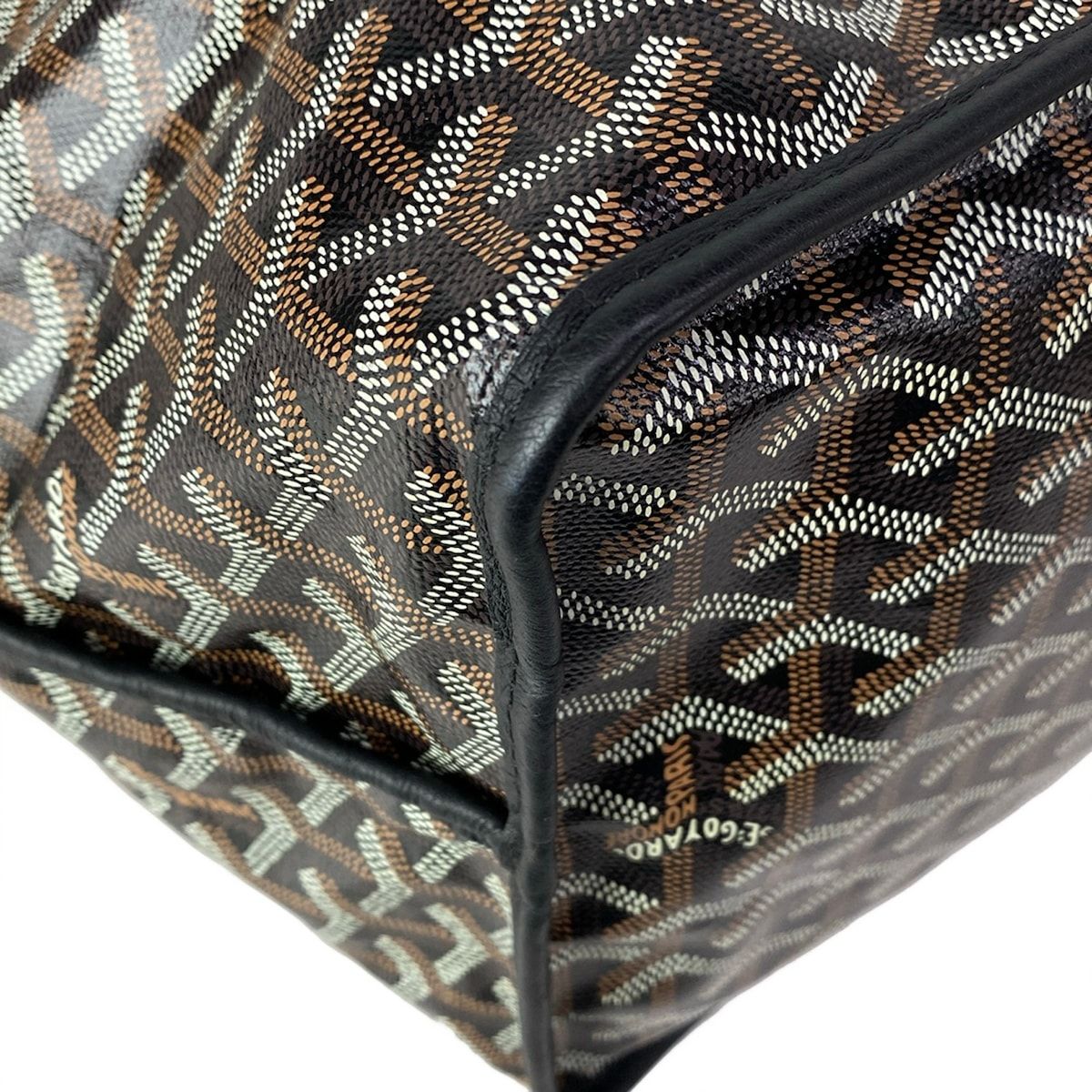 Goyard Tote Anjou GM Black Reversible Leather — view 6