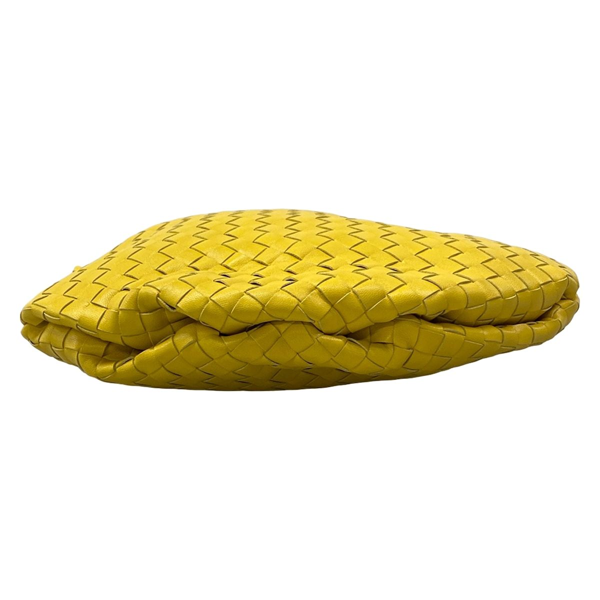 Bottega Veneta Shoulder Bag Intrecciato Yellow Leather — view 5