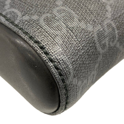 Gucci Shoulder Bag GG Plus Supreme Dark Gray Leather — view 6