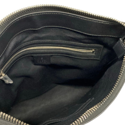 Gucci Shoulder Bag GG Plus Supreme Dark Gray Leather — view 7