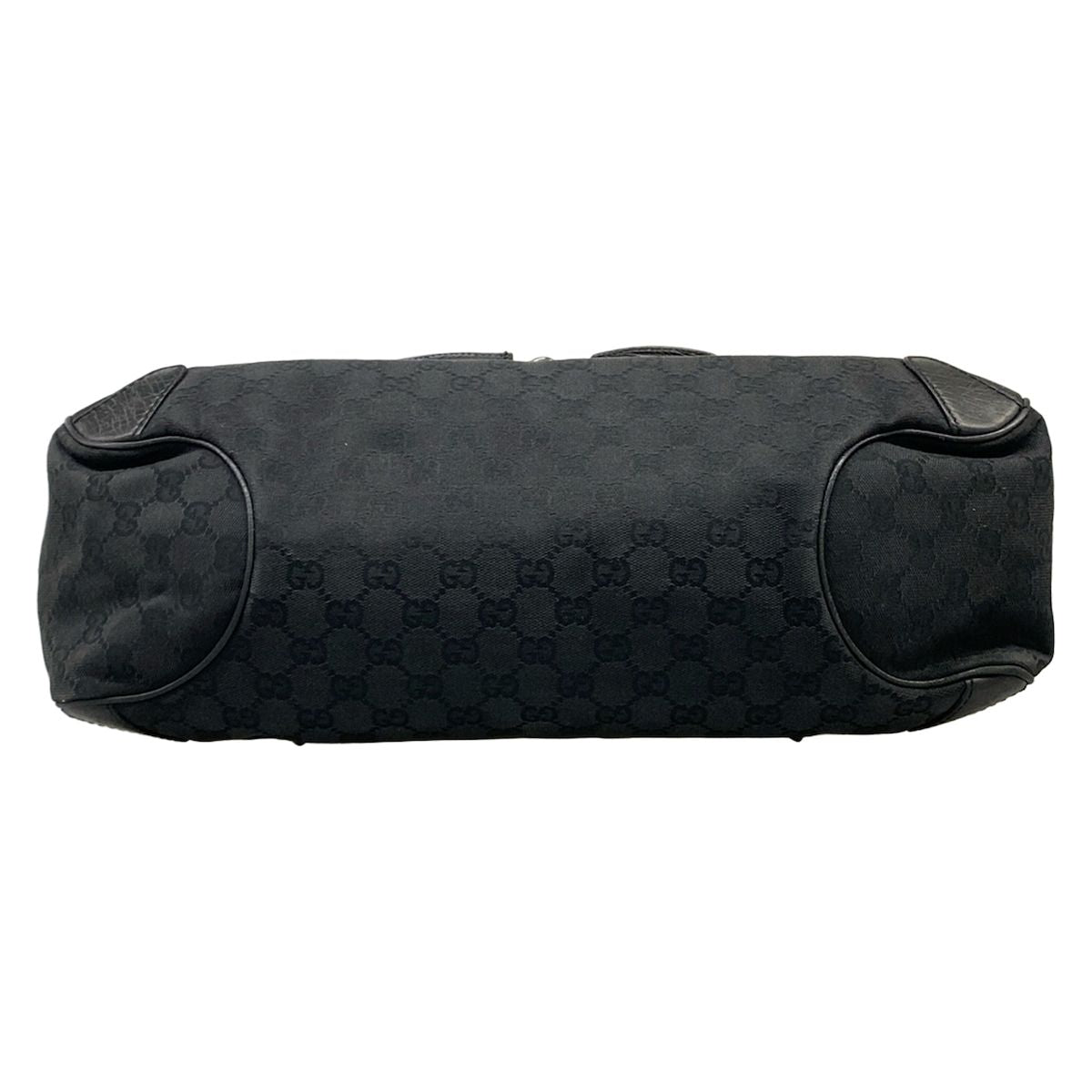 Gucci Handbag Horsebit GG Pattern Black Leather — view 5