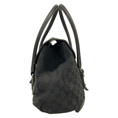 Gucci Handbag Horsebit GG Pattern Black Leather — view 2