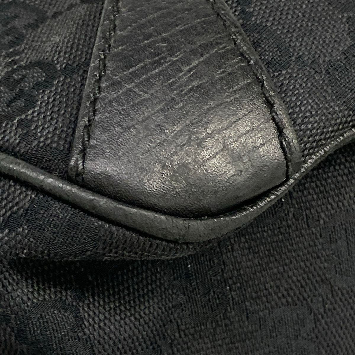 Gucci Handbag Horsebit GG Pattern Black Leather — view 6