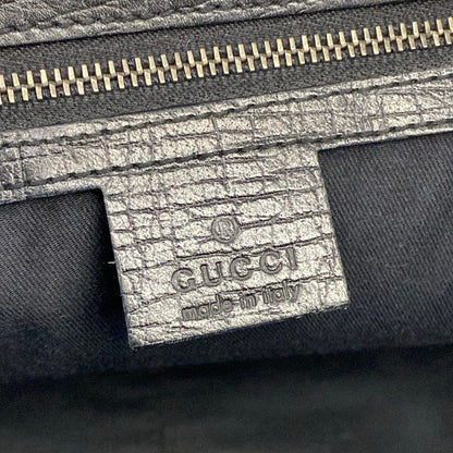 Gucci Handbag Horsebit GG Pattern Black Leather — view 8