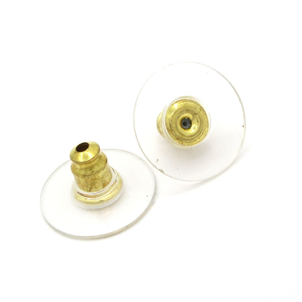 Chanel Earrings CC Logo Gold Star — view 6