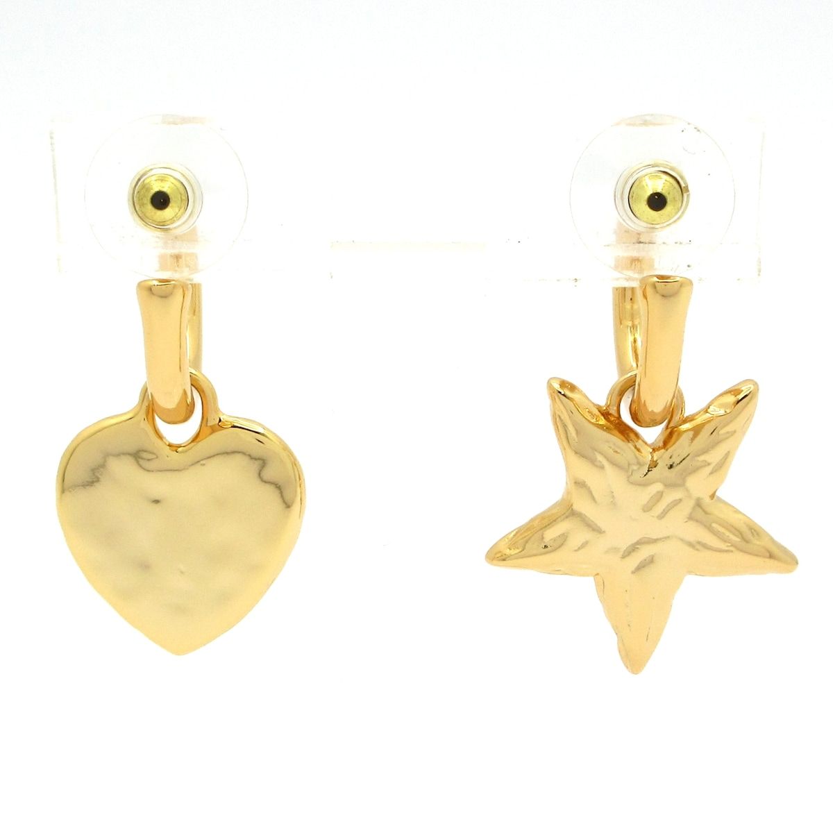 Chanel Earrings CC Logo Gold Star — view 3