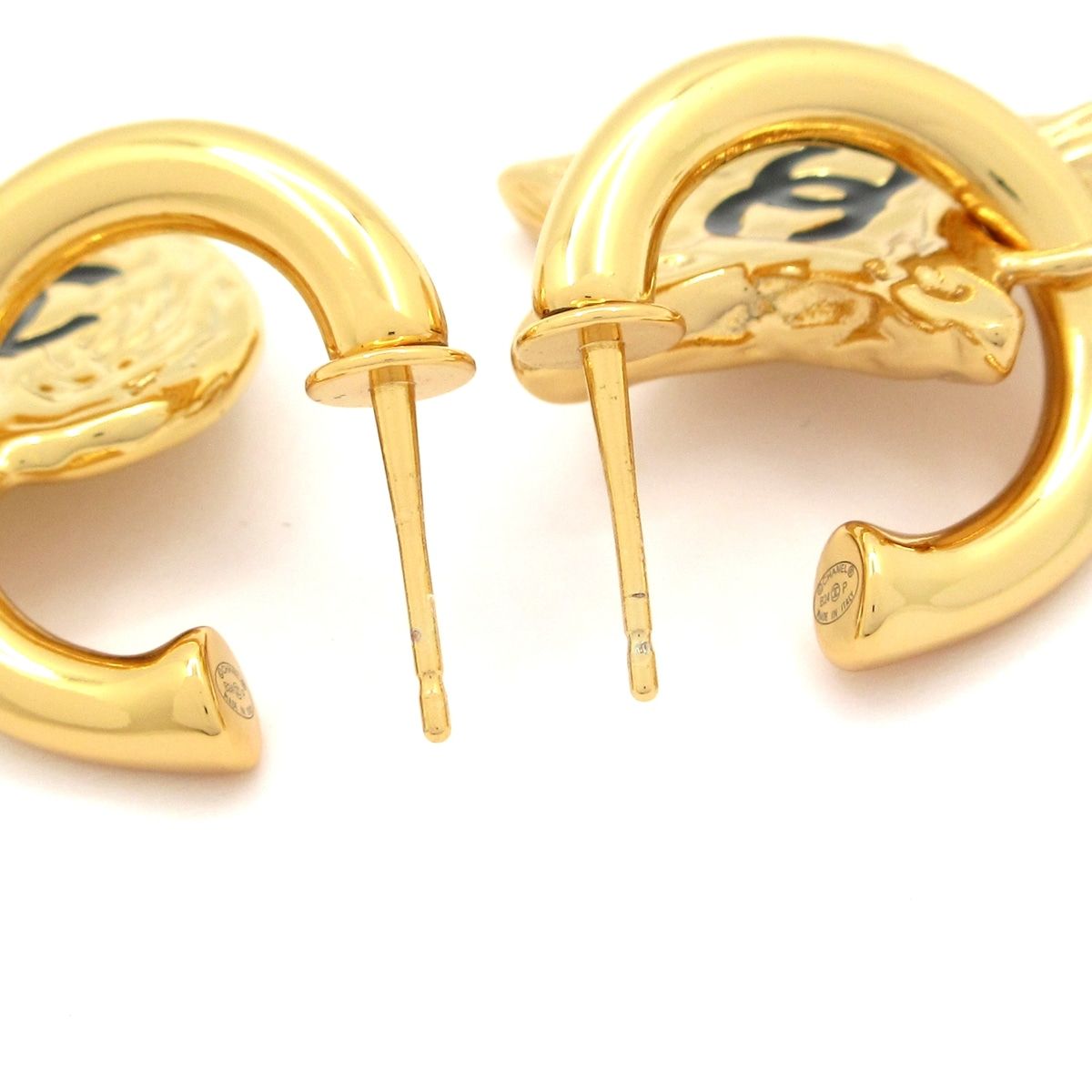 Chanel Earrings CC Logo Gold Star — view 4
