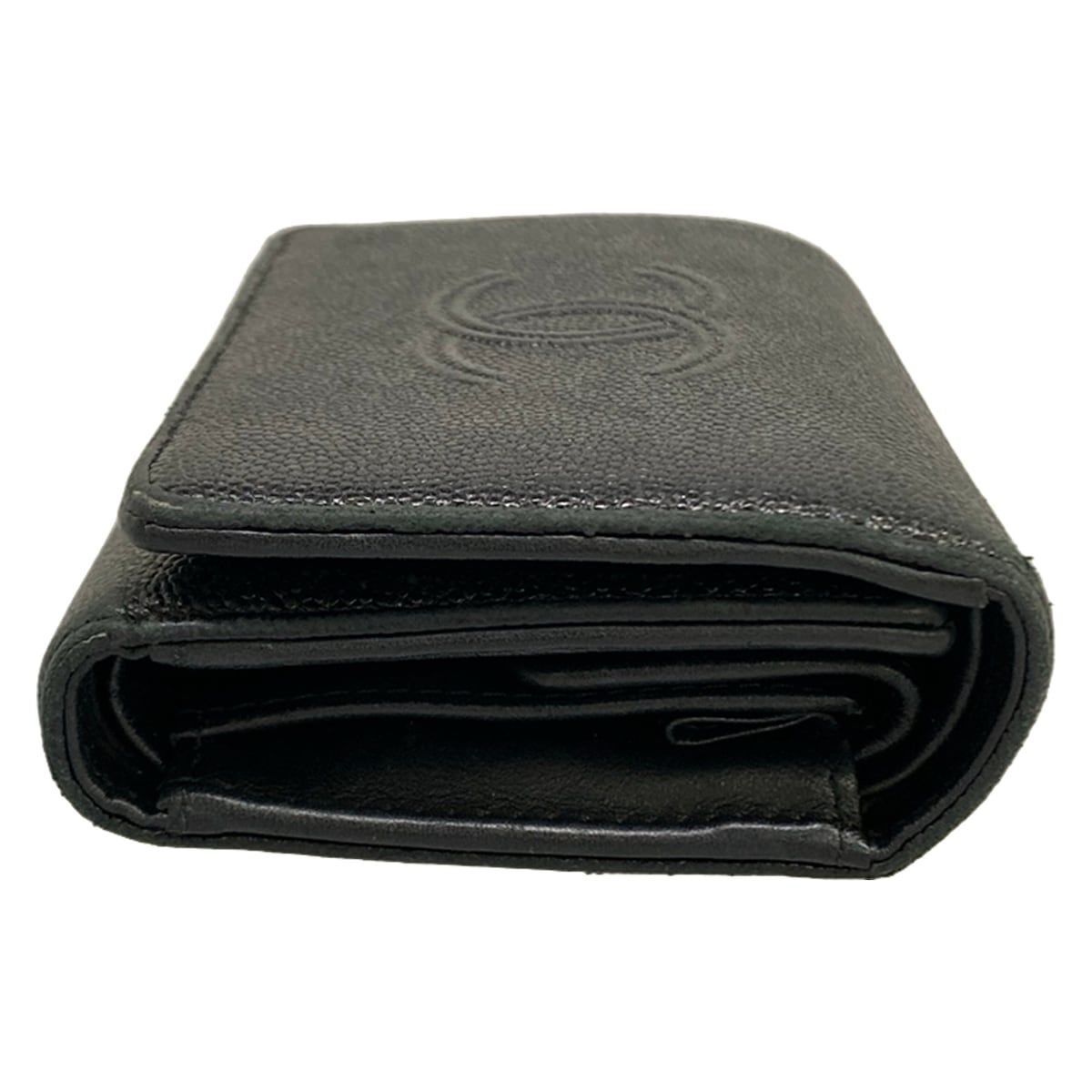 Chanel Trifold Wallet Black — view 8