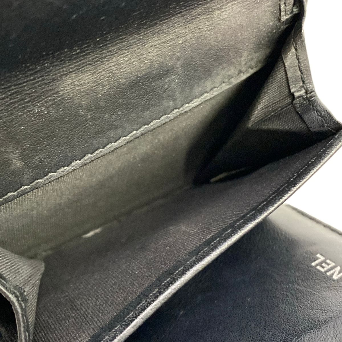 Chanel Trifold Wallet Black — view 4