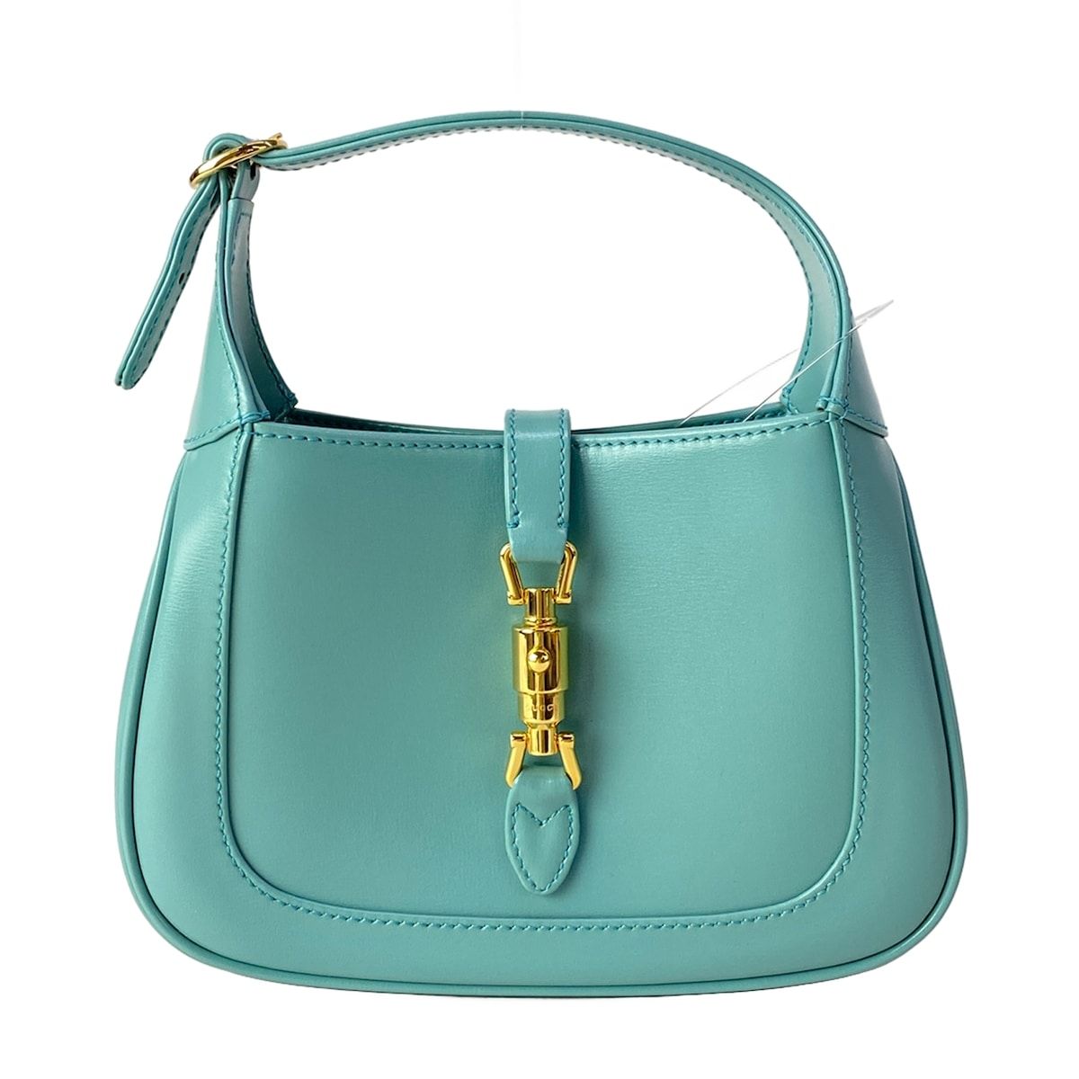Gucci Handbag Jackie Light Blue Mini Leather