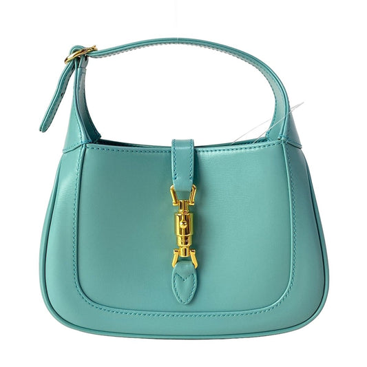 Gucci Handbag Jackie Light Blue Mini Leather