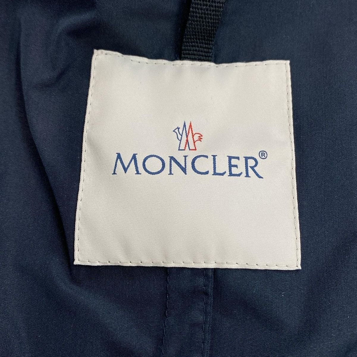 Moncler Coat 0 XS Dark Navy Lace Spring Autumn — view 3