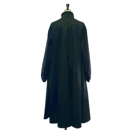 Prada Re-Nylon Triangle Logo Long Coat 36 Black — view 5