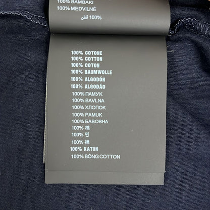Prada Fabric Triangle Logo Top XS Navy White — view 7
