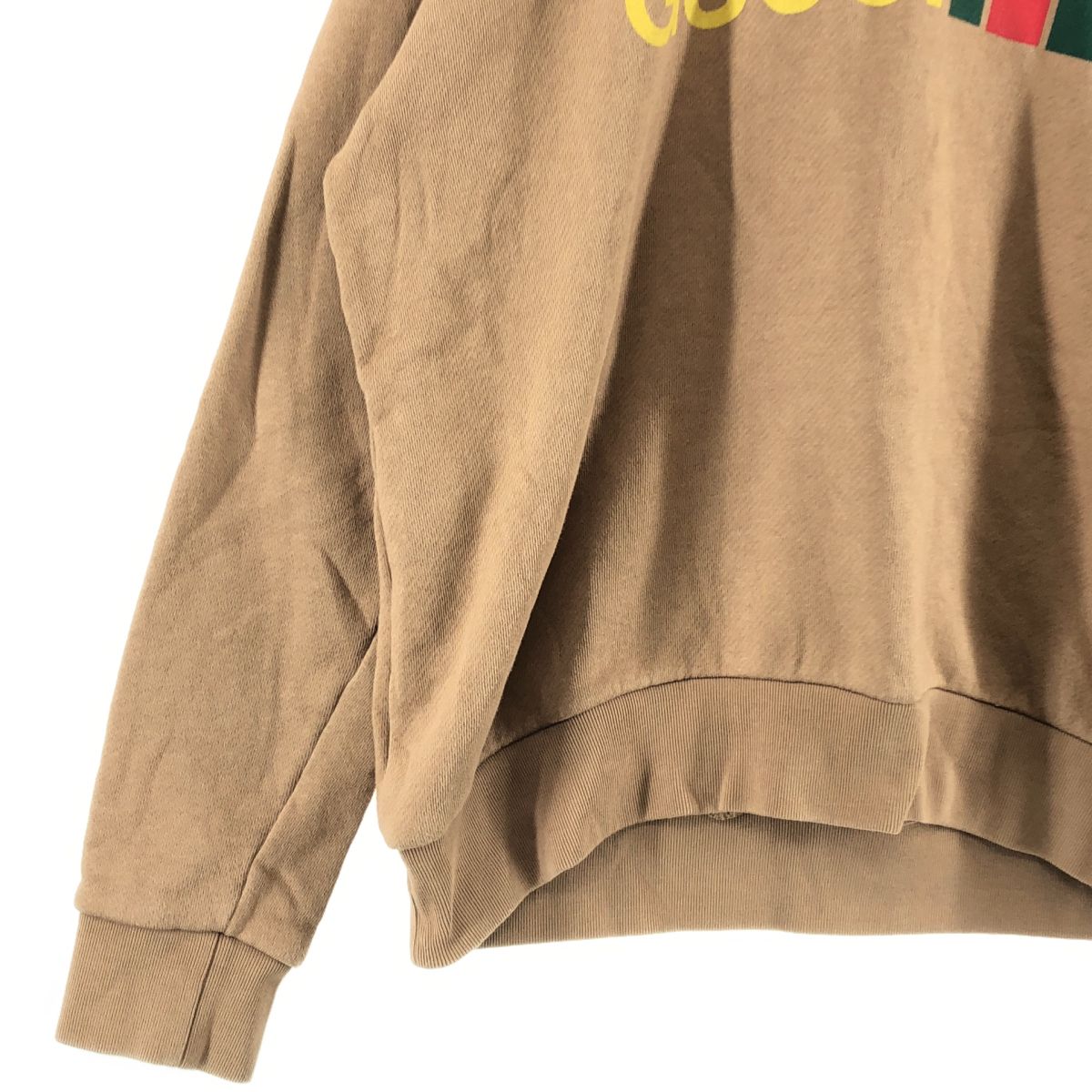 Gucci the North Face Logo Sweatshirt Hoodie XS Brown — view 3