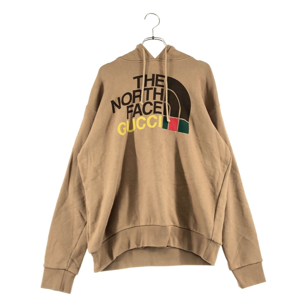 Gucci the North Face Logo Sweatshirt Hoodie XS Brown