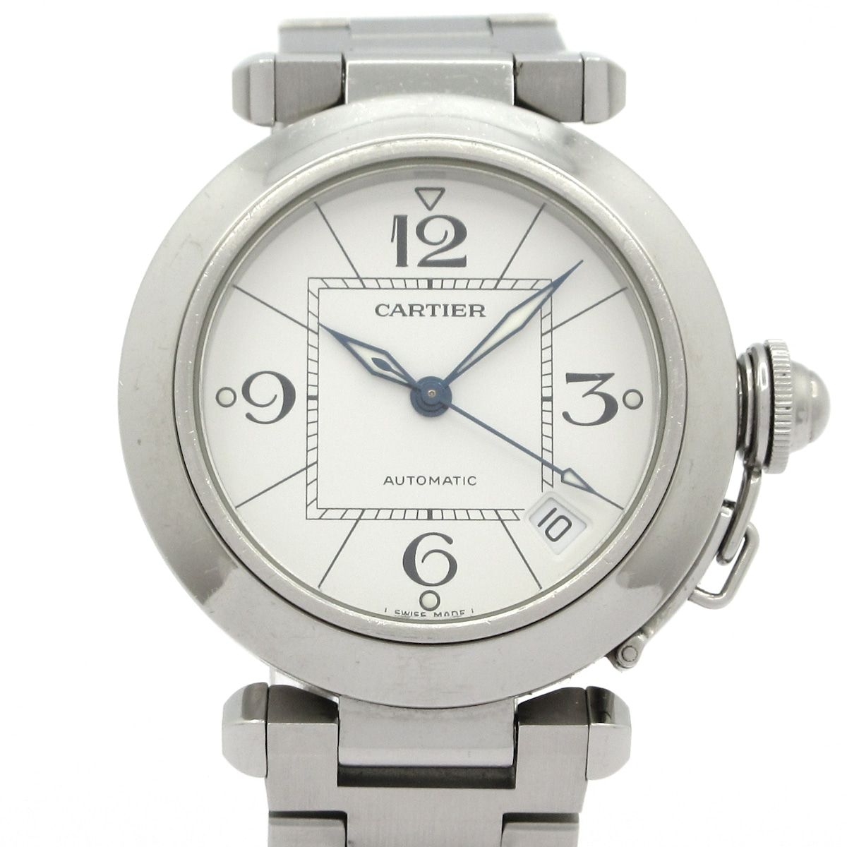 Cartier Watch Pasha C Boys SS White
