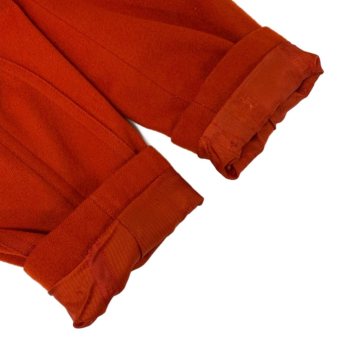 Hermes Coat 38 M Red Long Sleeve Winter Wool — view 6
