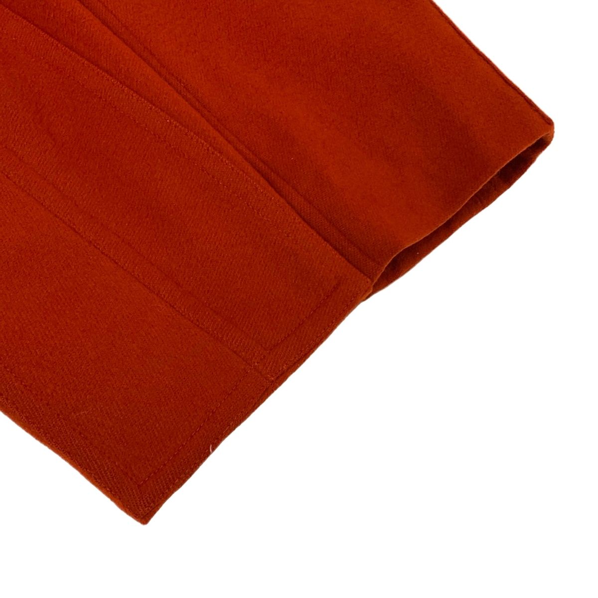 Hermes Coat 38 M Red Long Sleeve Winter Wool — view 5