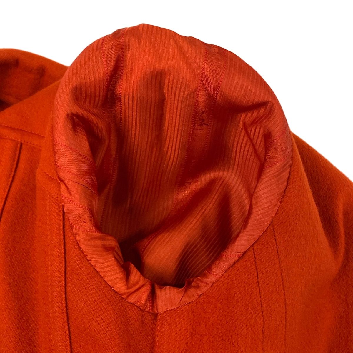 Hermes Coat 38 M Red Long Sleeve Winter Wool — view 8