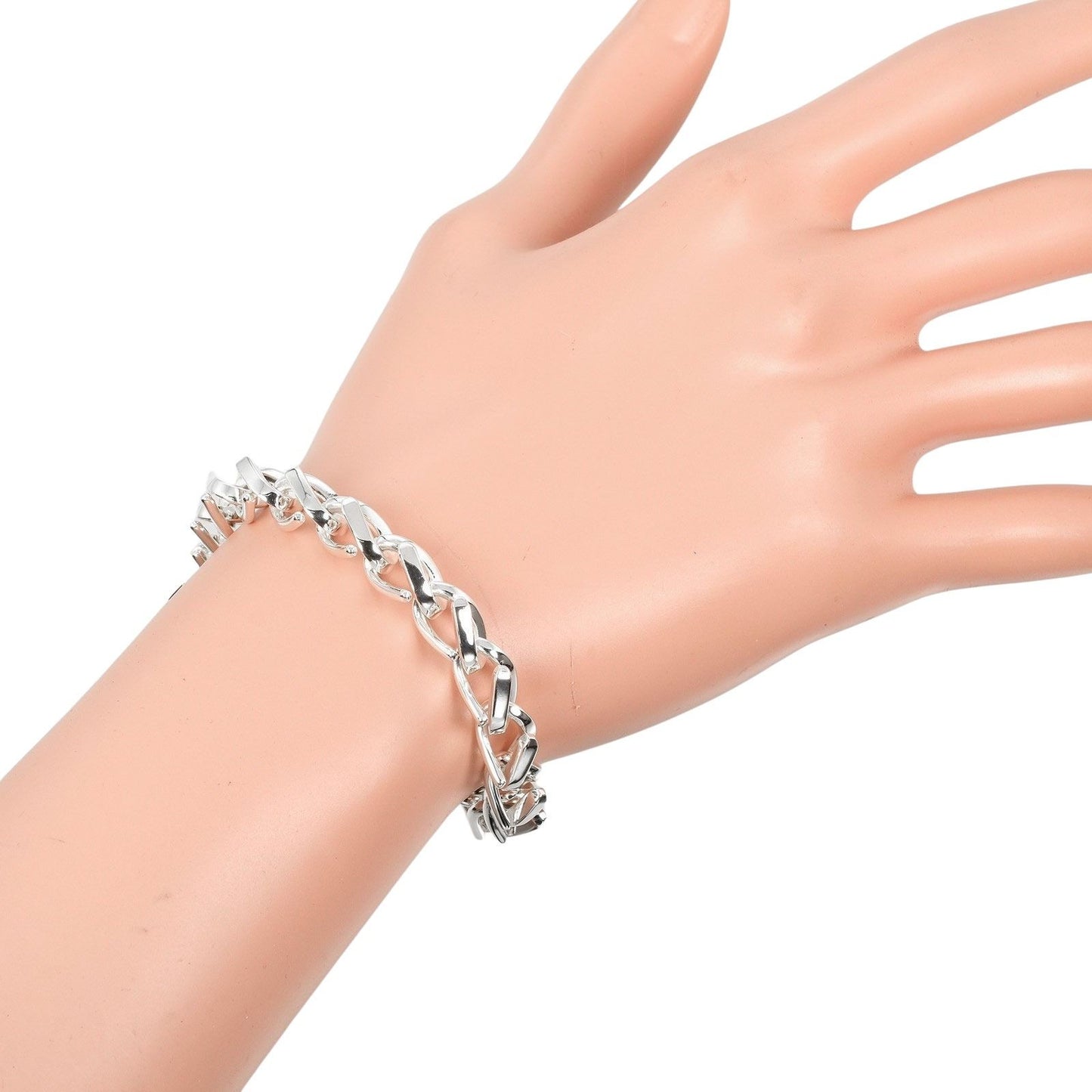 Tiffany & Co Forge Midi Amlink High Polish 17 cm 925 Sterling Silver Bracelet — view 2