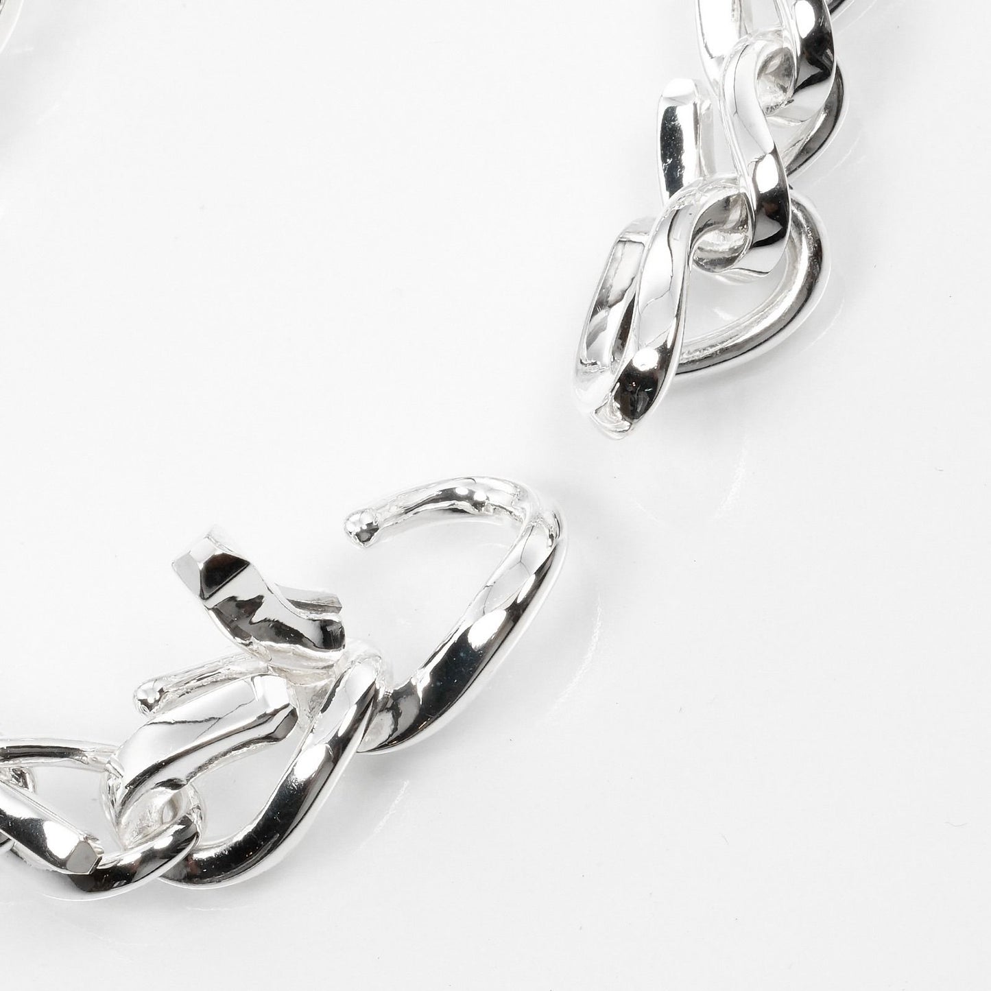 Tiffany & Co Forge Midi Amlink High Polish 17 cm 925 Sterling Silver Bracelet — view 6