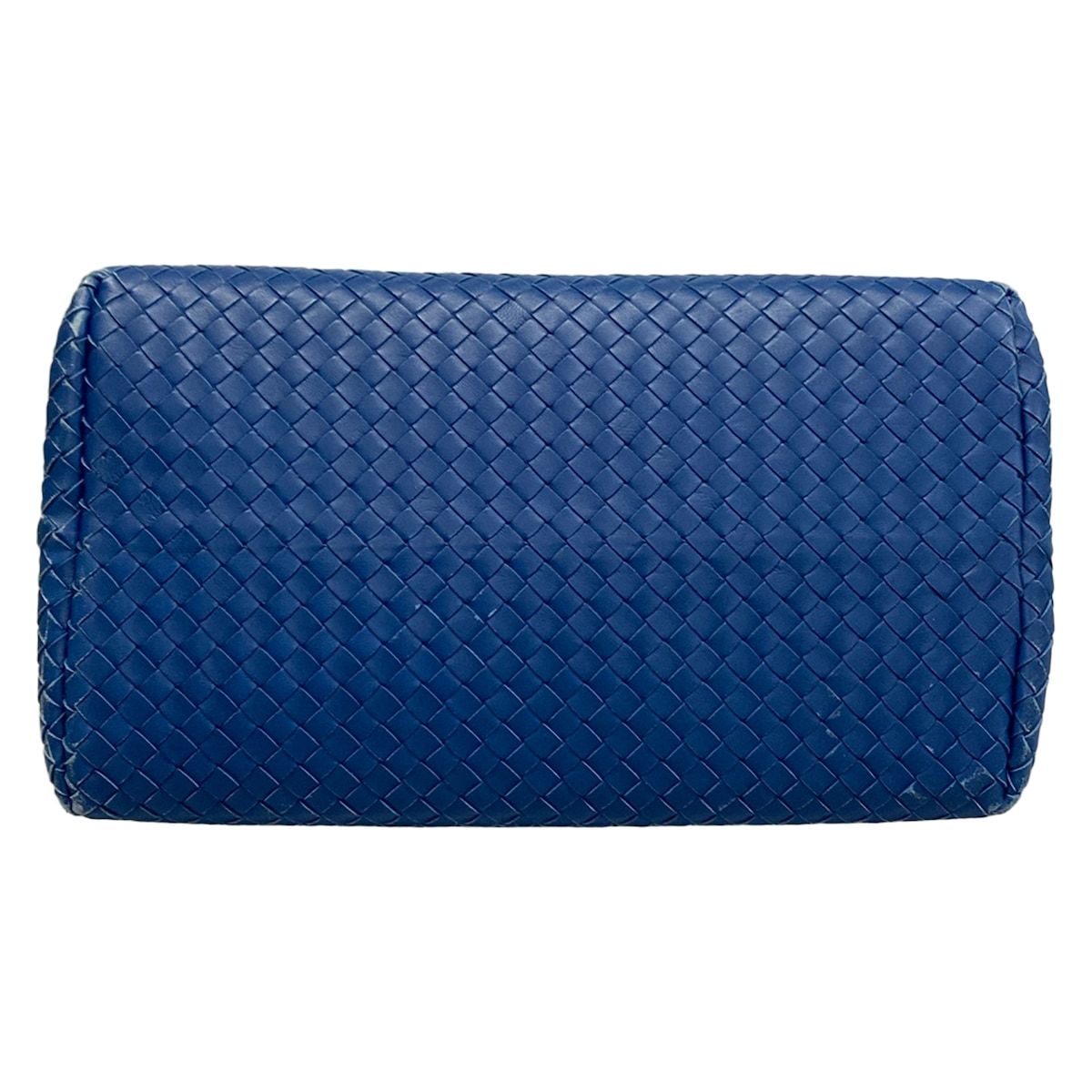 Bottega Veneta Tote Intrecciato Blue Leather — view 5