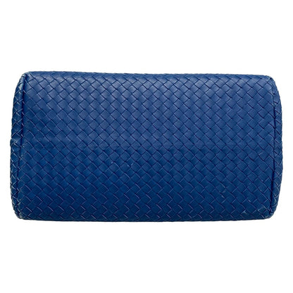 Bottega Veneta Tote Intrecciato Blue Leather — view 5