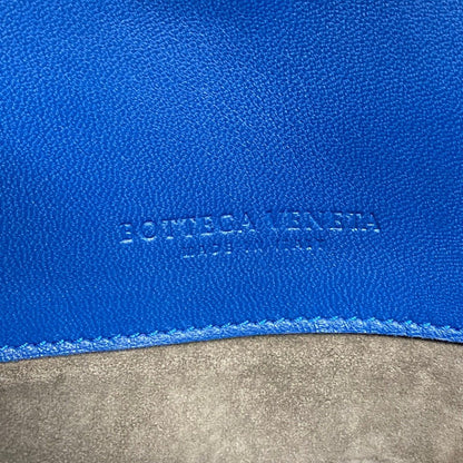 Bottega Veneta Tote Intrecciato Blue Leather — view 8