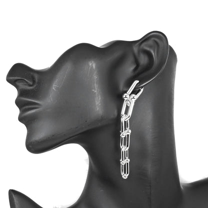 Tiffany & Co Graduated Link 925 Sterling Silver Earrings — view 2