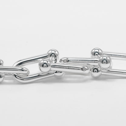 Tiffany & Co Graduated Link 925 Sterling Silver Earrings — view 4