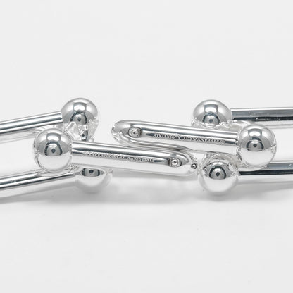 Tiffany & Co Graduated Link 925 Sterling Silver Earrings — view 4