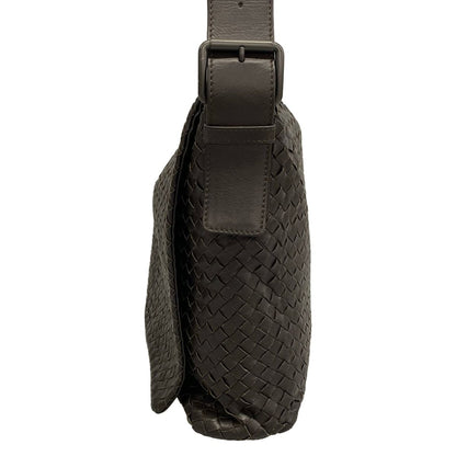 Bottega Veneta Shoulder Bag Intrecciato Dark Brown Leather — view 4