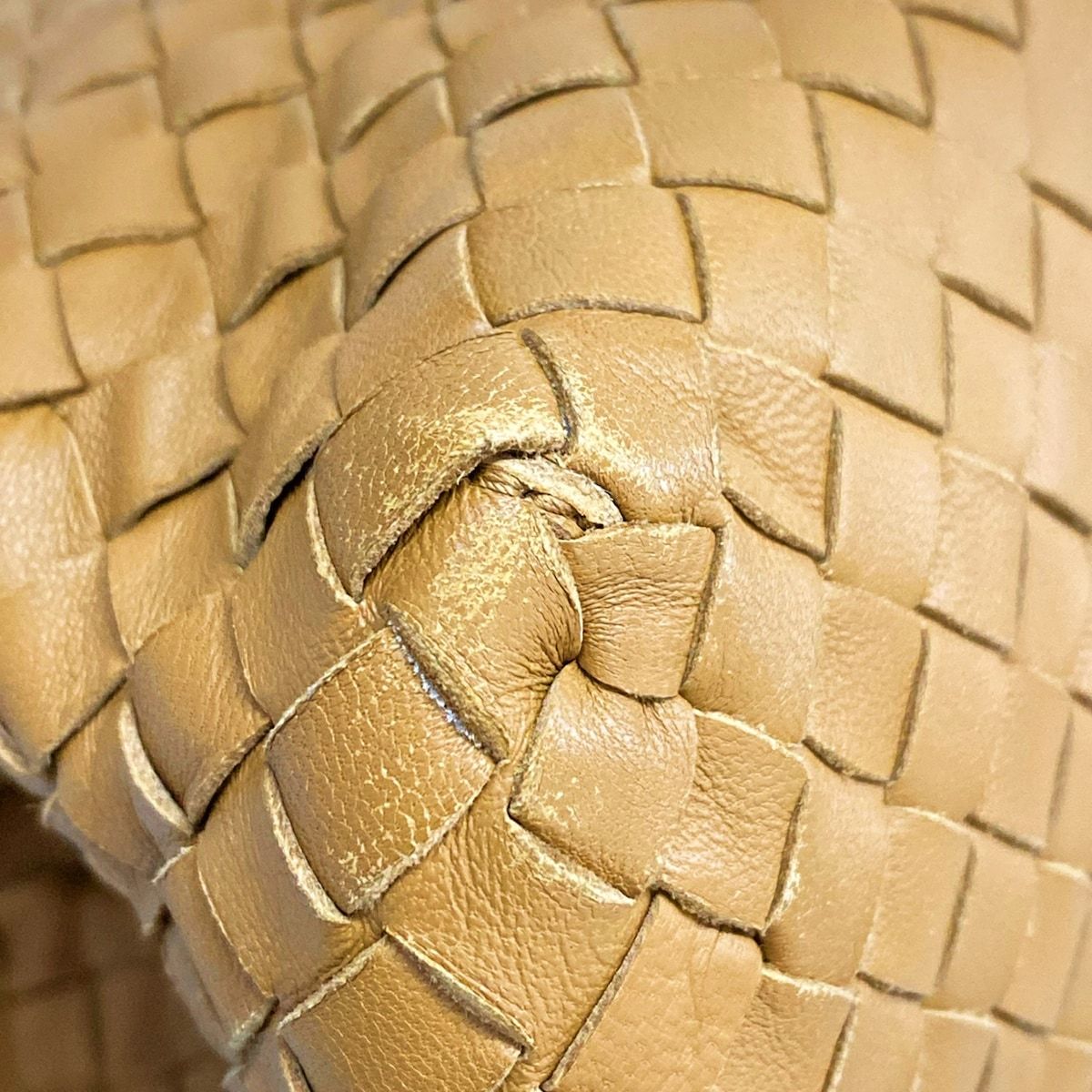 Bottega Veneta Tote Intrecciato Light Brown Chain Shoulder Leather — view 6
