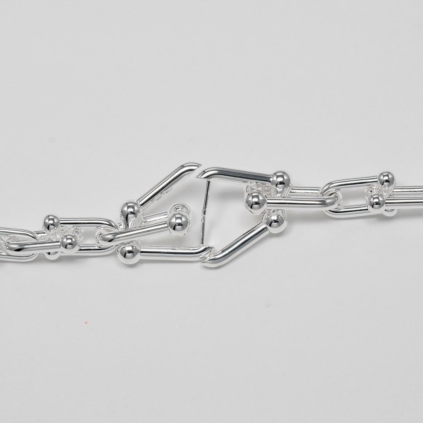 Tiffany & Co Graduated Link 925 Sterling Silver Earrings — view 5