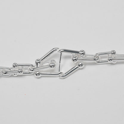 Tiffany & Co Graduated Link 925 Sterling Silver Earrings — view 5