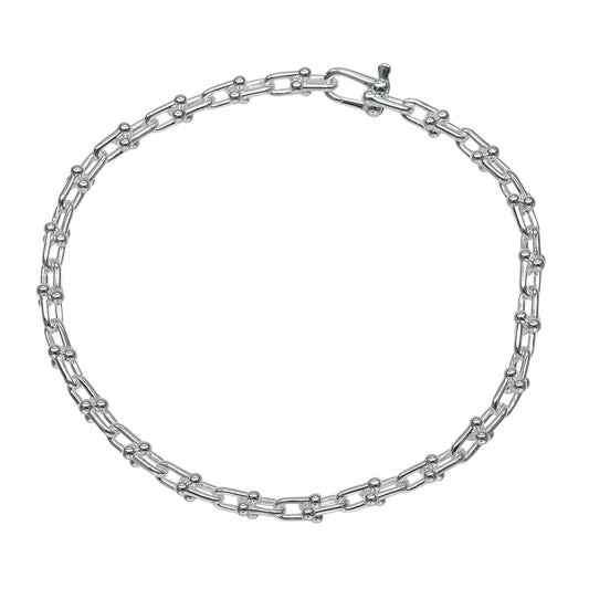 Tiffany & Co Microlink 925 Sterling Silver Bracelet