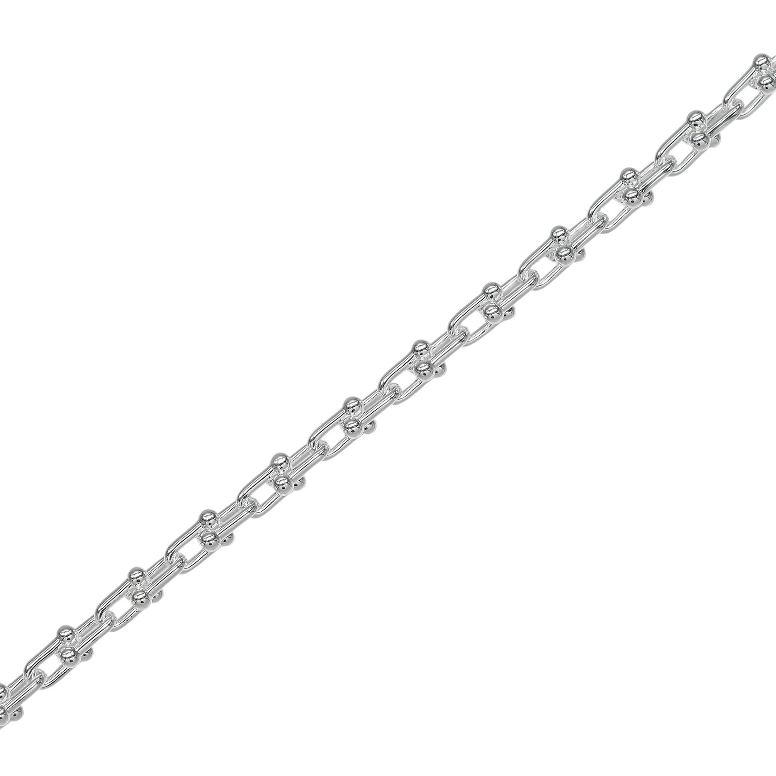 Tiffany & Co Microlink 925 Sterling Silver Bracelet — view 6