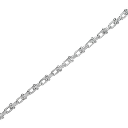 Tiffany & Co Microlink 925 Sterling Silver Bracelet — view 6